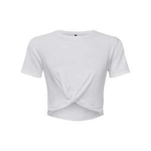 TriDri Womens/Ladies Twisted Crop Top / White